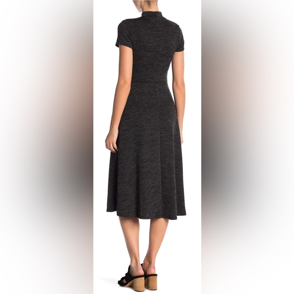 The Vanity Room Gray Short Sleeve Knit A-Line Dress Size XS(0) NWT - Picture 3 of 11